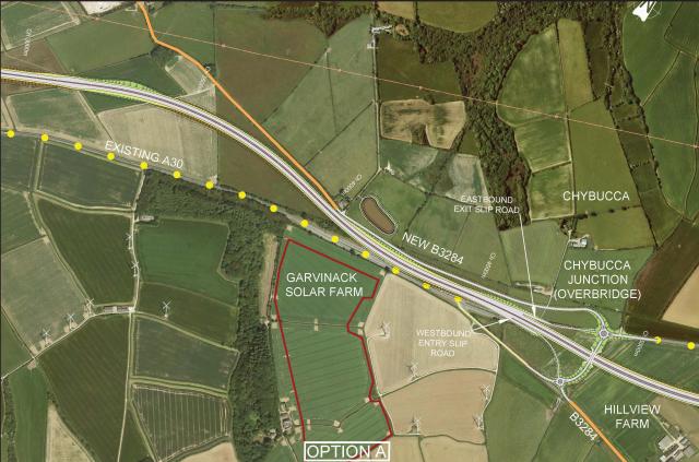 Option A | Chiverton Cross to Carland Cross